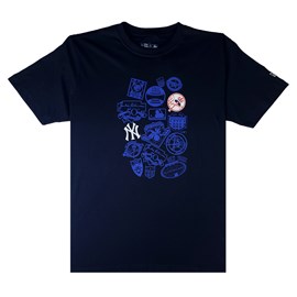 Camiseta MLB Core Cooperstown Discharge Print New York Yankees  - New Era