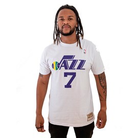Camiseta NBA Hardwood Classics Name Number "Pistol" Pete Utah Jazz - Mitchell & Ness