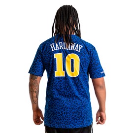 Camiseta NBA Hardwood Classics Name Number Tim Hardaway Golden State Warriors  - Mitchell & Ness
