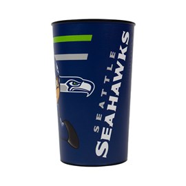 Copo Plástico NFL Seattle Seahawks - Unidade
