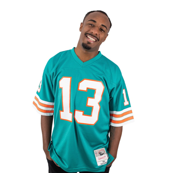 Men's Mitchell & Ness Dan Marino Aqua Miami Dolphins 1984 Retired Player  Legacy Replica Jersey