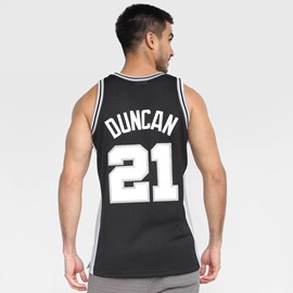 Jersey NBA Swingman Road San Antonio Spurs Tim Duncan - Mitchell & Ness