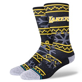 Meia NBA Frosted 2 Los Angeles Lakers - Stance