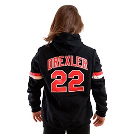 Moletom NBA Name Number Clyde Drexler Portland Trail blazers - Mitchell & Ness